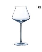 6 Verres à pied Reveal Up transparents - 45 cl