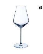 6 Verres à pied Reveal Up transparents - 40 cl