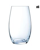 6 Verres haut Primary transparents - 40 cl