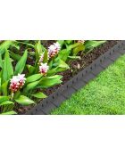 10 bordurettes stop herbe spéciale tonte grises - 50x55x136 cm
