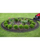 10 bordurettes stop herbe spéciale tonte grises - 50x55x136 cm