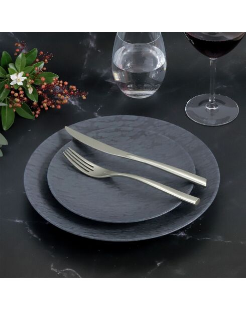 Ménagère Distingo grise - 24 pièces