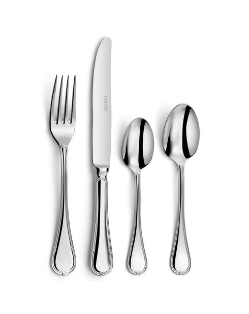 Ménagère Vendôme grise - 50 pièces