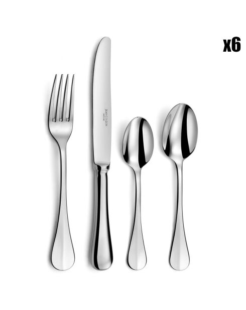 Ménagère Héritage grise - 24 pièces