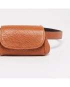 Sac ceinture en Cuir d'Agneau Friend camel - 12x8x4 cm