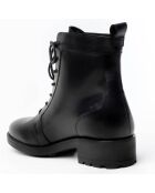 Boots en Cuir Alicia noires