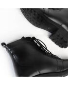 Boots en Cuir Alicia noires