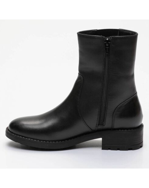 Chelsea                     Boots en Cuir Pauline noires