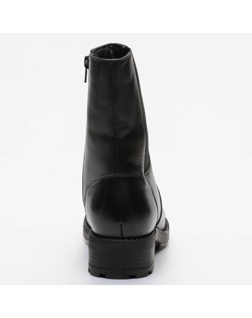 Chelsea                     Boots en Cuir Pauline noires