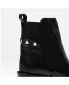 Chelsea Boots en Cuir Fally noires - Talon 6,5 cm