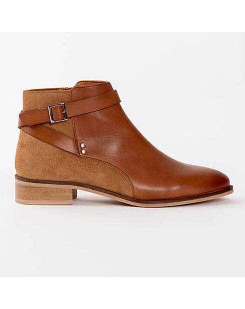 Boots en Cuir Filmore marron