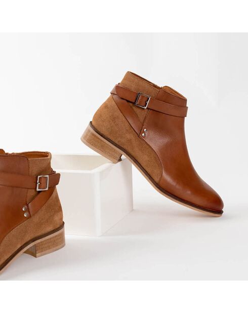 Boots en Cuir Filmore marron