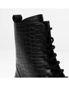 Boots en Cuir Burgassi noires