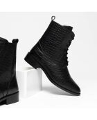 Boots en Cuir Burgassi noires