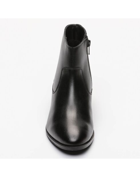 Boots en Cuir Polk noires