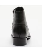 Boots en Cuir Polk noires