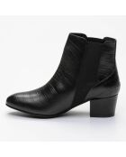 Chelsea Boots en Cuir Aires noires - Talon 5 cm