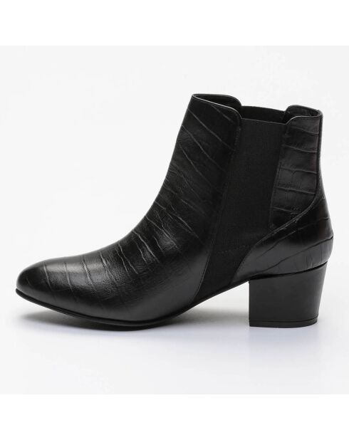 Chelsea Boots en Cuir Aires noires - Talon 5 cm