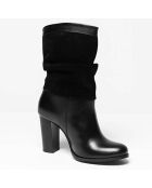 Bottes en Cuir Lana noires - Talon 9 cm