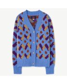 Cardigan en Coton Raccoon bleu