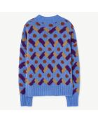 Cardigan en Coton Raccoon bleu