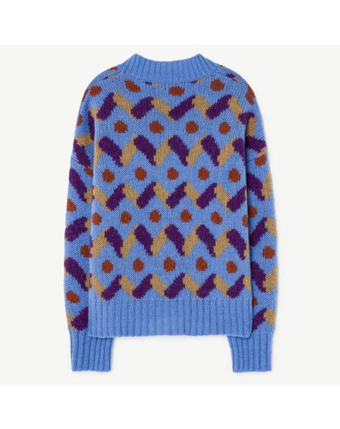 Cardigan en Coton Raccoon bleu