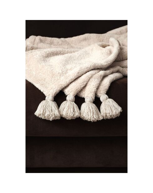 Plaid XXL Puffy beige - 200x220 cm