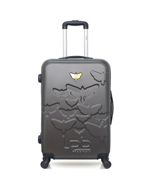 Aelys Koffer met 4 enkele wielen medium stay 65 cm donkergrijs