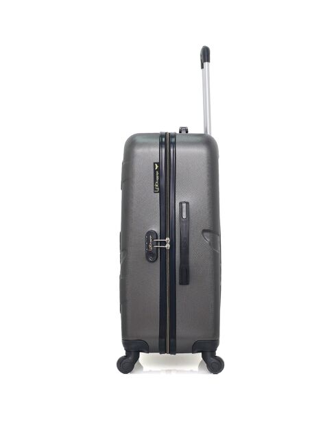 Aelys Koffer met 4 enkele wielen medium stay 65 cm donkergrijs