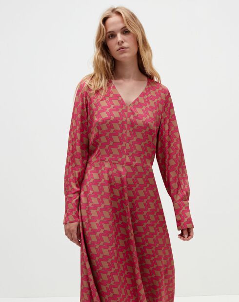 Robe Carla rose