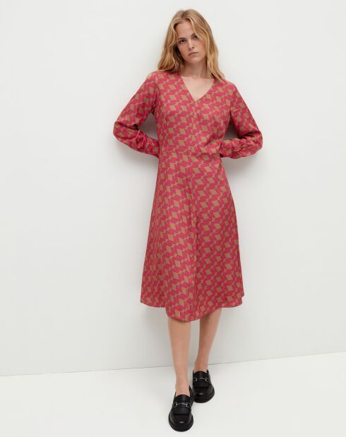 Robe Carla rose