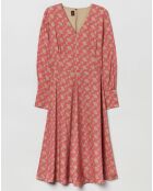 Robe Carla rose