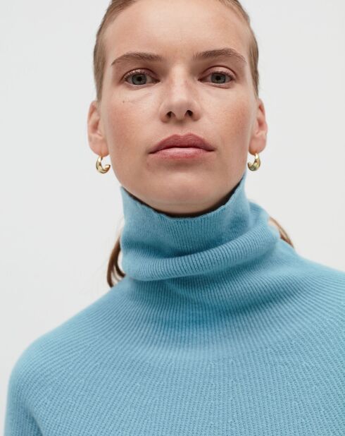 Pull Élise bleu clair