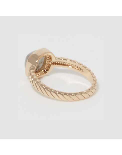 Bague Pamela Labradorite en Laiton doré