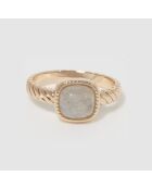 Bague Pamela Labradorite en Laiton doré
