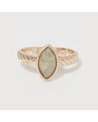 Bague Paola Labradorite en Laiton doré