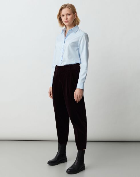 Pantalon Andrea rouge vin