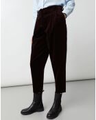 Pantalon Andrea rouge vin
