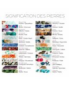 Boucles d'oreilles Vicky Iolite en Laiton doré