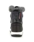 Bottes fourrées Owen noir/cerise