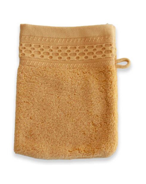 Zero Twist Mustard washandje - 16x21 cm