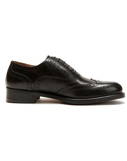 Richelieus en Cuir Oxford noirs