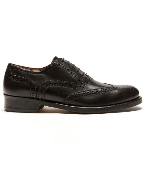 Richelieus en Cuir Oxford noirs