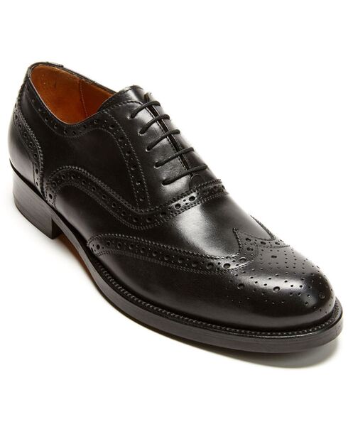 Richelieus en Cuir Oxford noirs