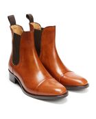 Chelsea Boots en Cuir Lokkie camel