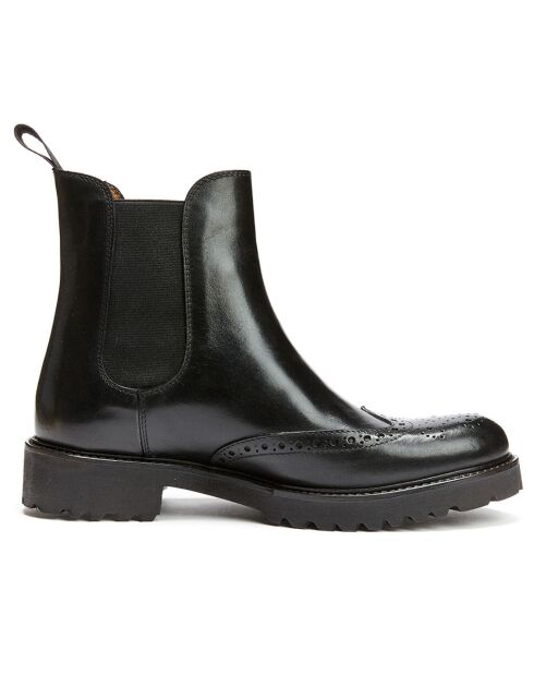 Chelsea Boots en Cuir Dilan noires