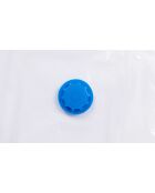 13 Housses Sous-vide + Pompe transparent/bleu