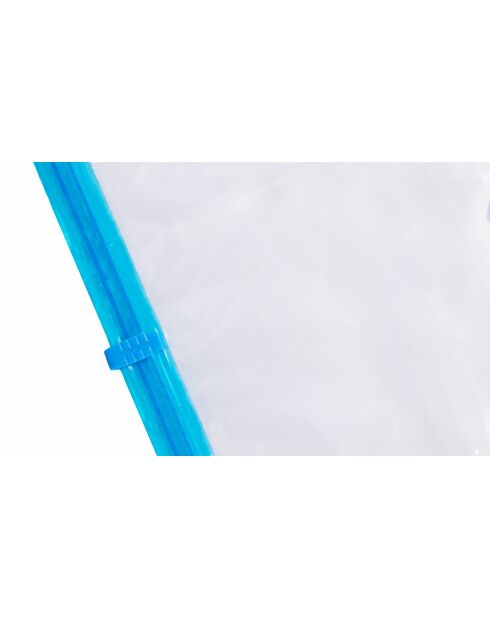 13 Housses Sous-vide + Pompe transparent/bleu