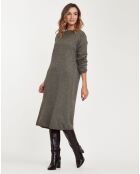 Robe Pull Carline Col Rond kaki