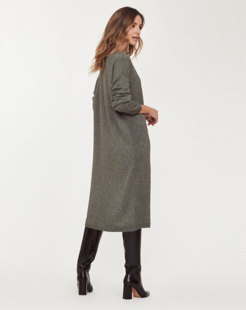 Robe Pull Carline Col Rond kaki